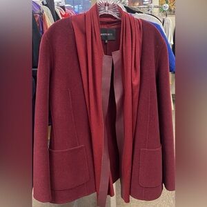 Lafayette 148 New York Rich Burgundy Blazer